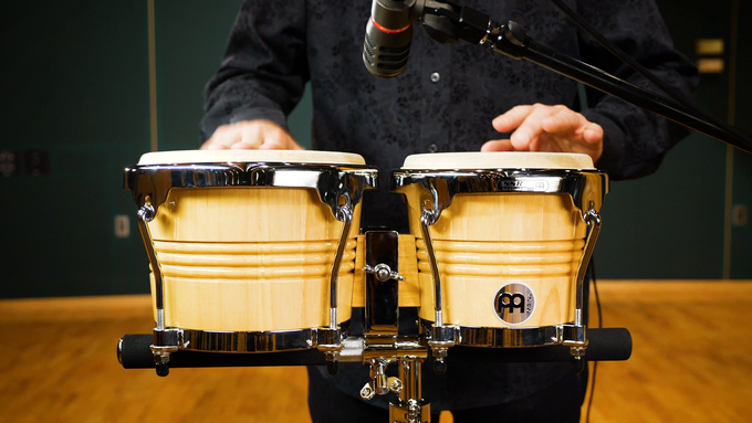 Wood Bongo, Natural, Chrome Hardware video