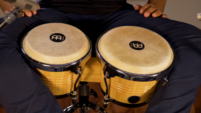 Wood Bongo, Natural, Chrome Hardware video