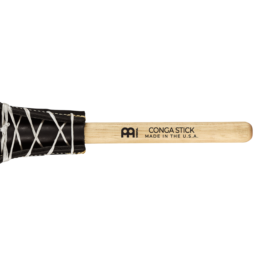 Meinl Stick & Brush Bâton Conga pour des sons de claquement sans effort vendu à lunité — Fabriqué aux États-Unis tampon de frappe en cuir avec poignée en hickory américain SB125