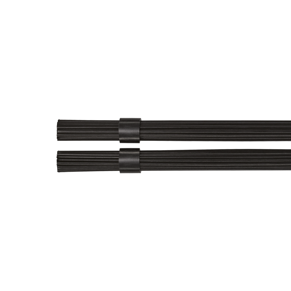 SB206 Meinl Stick & Brush Super Flex Multi-Rod Bundle with Nylon Dowels and Wooden Handle Standard Size 