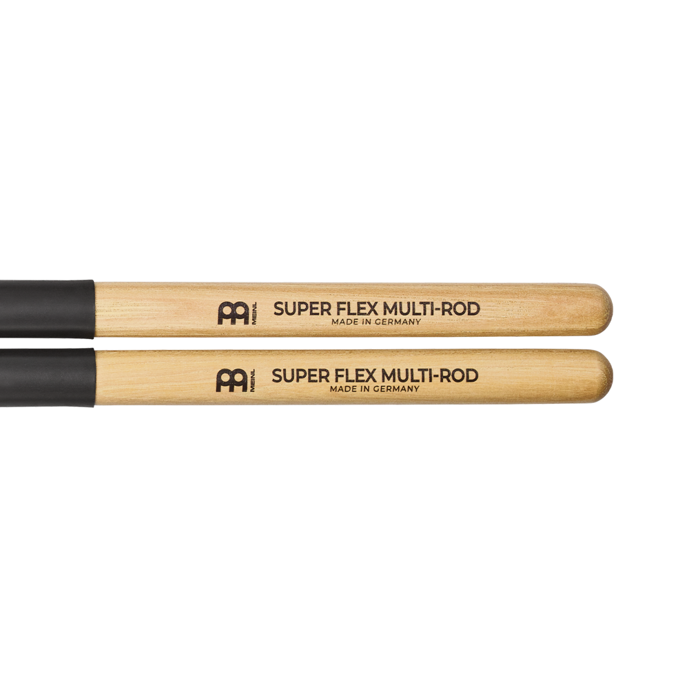 SB206 Meinl Stick & Brush Super Flex Multi-Rod Bundle with Nylon Dowels and Wooden Handle Standard Size 