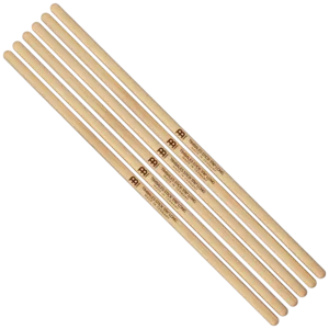 3 Pairs Meinl Stick & Brush Timbale SB119-3 — American Hickory — for Cowbells 1/2 Woodblocks and Cymbals As Well — Made in Germany 6 Sticks 