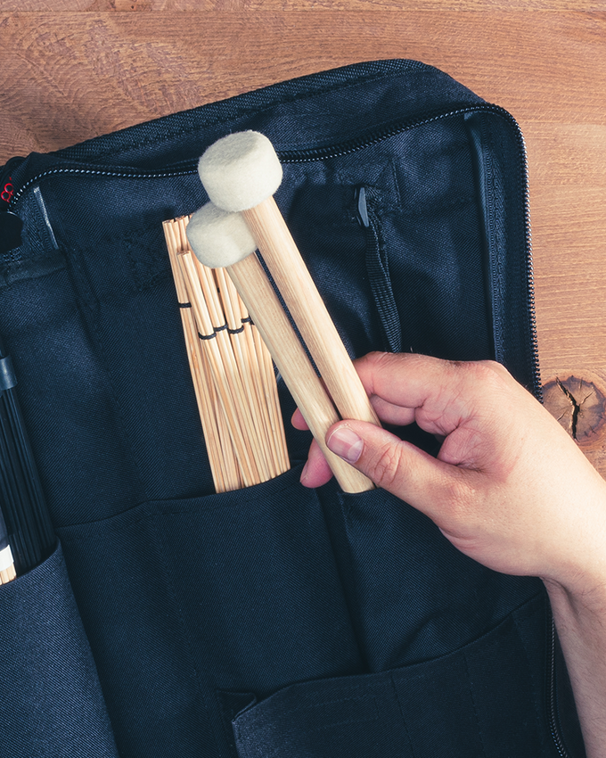 How To Make A Leather Drum Stick Bag 